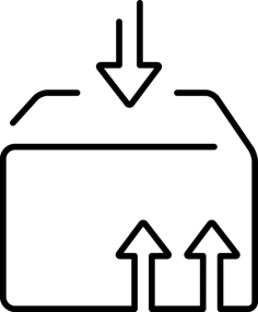 Logistics Box Package Ultrathin Outline Outline Drawing Svg Vector, Free Vectors File